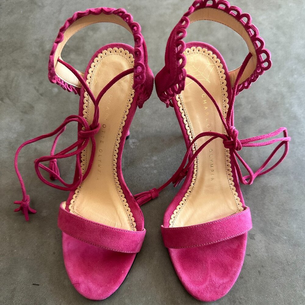Charlotte Olympia Fuschia Sandals 35